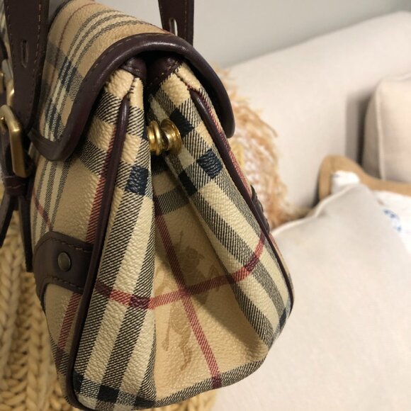 BURBERRY Shoulder Bag w Original Twilly - Picture 7 of 13